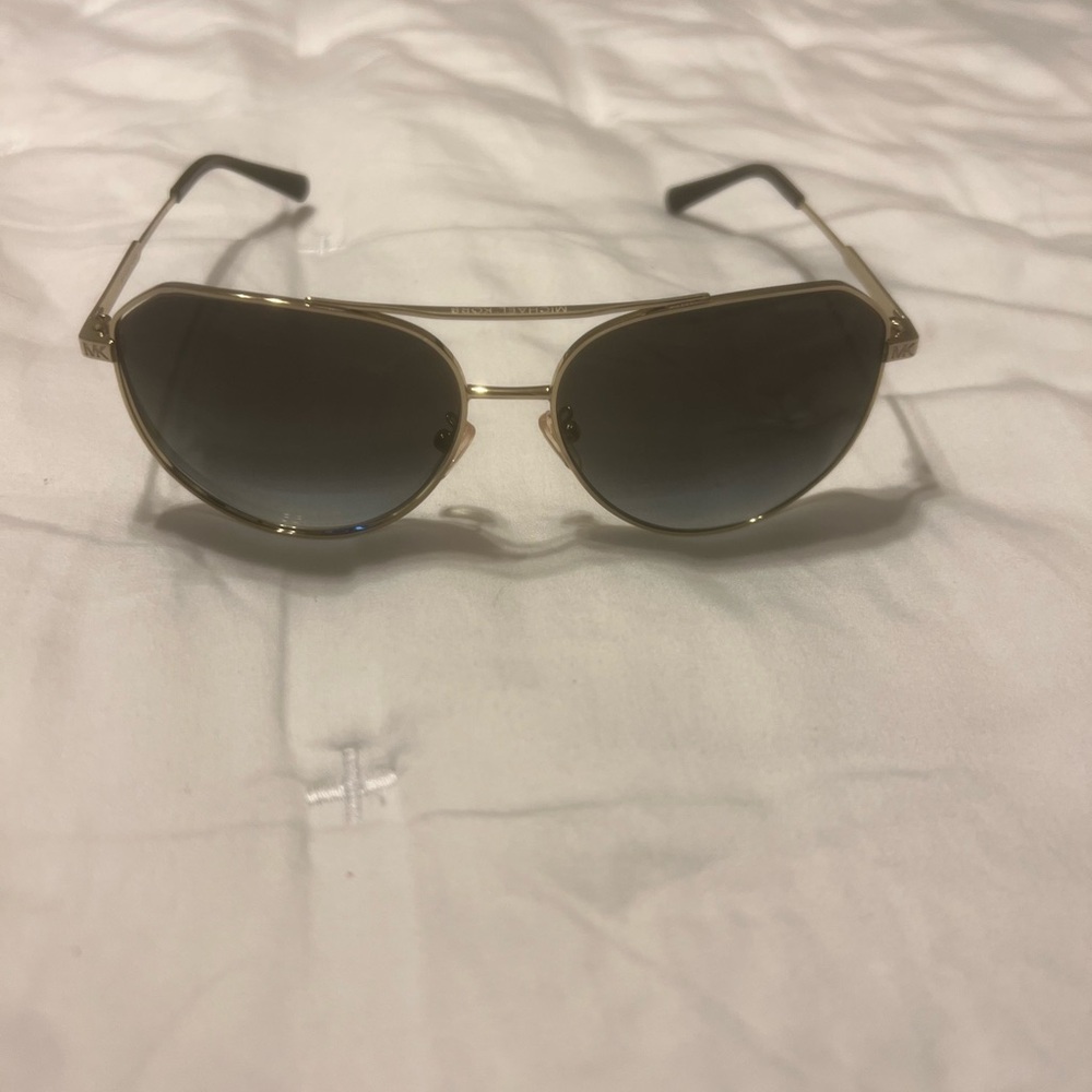 Stylish Gold and Black Michael Kors Sunglasses comes with sunglasses case
